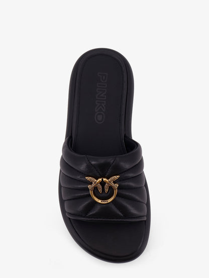 Fiona low leather sandals thumbnail