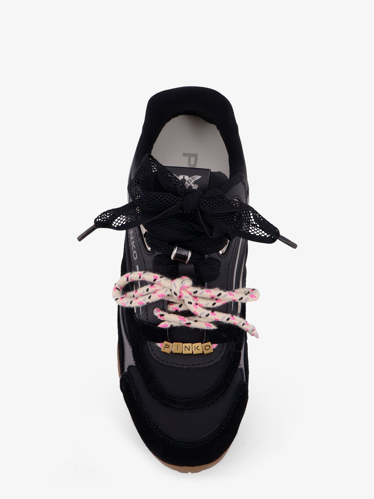 Yulia suede sneakers with nylon inserts