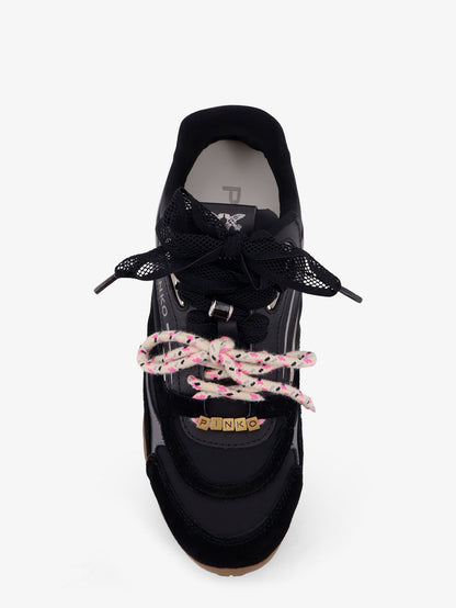 Yulia suede sneakers with nylon inserts thumbnail