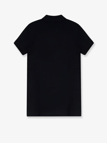 Cotton blend polo shirt with embroidered logo thumbnail