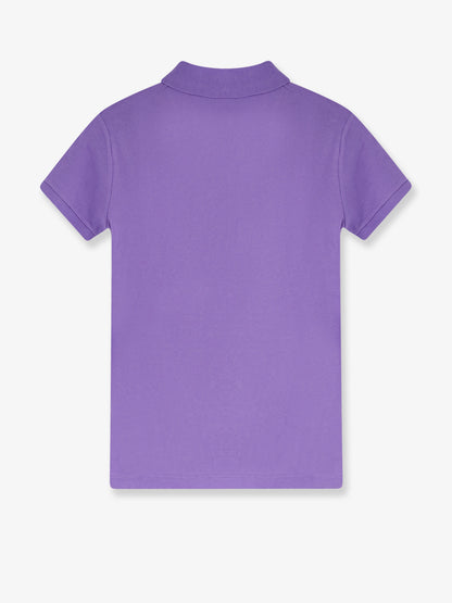 Cotton blend polo with embroidered logo thumbnail