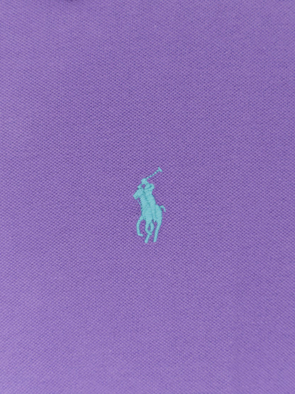 Cotton blend polo with embroidered logo thumbnail