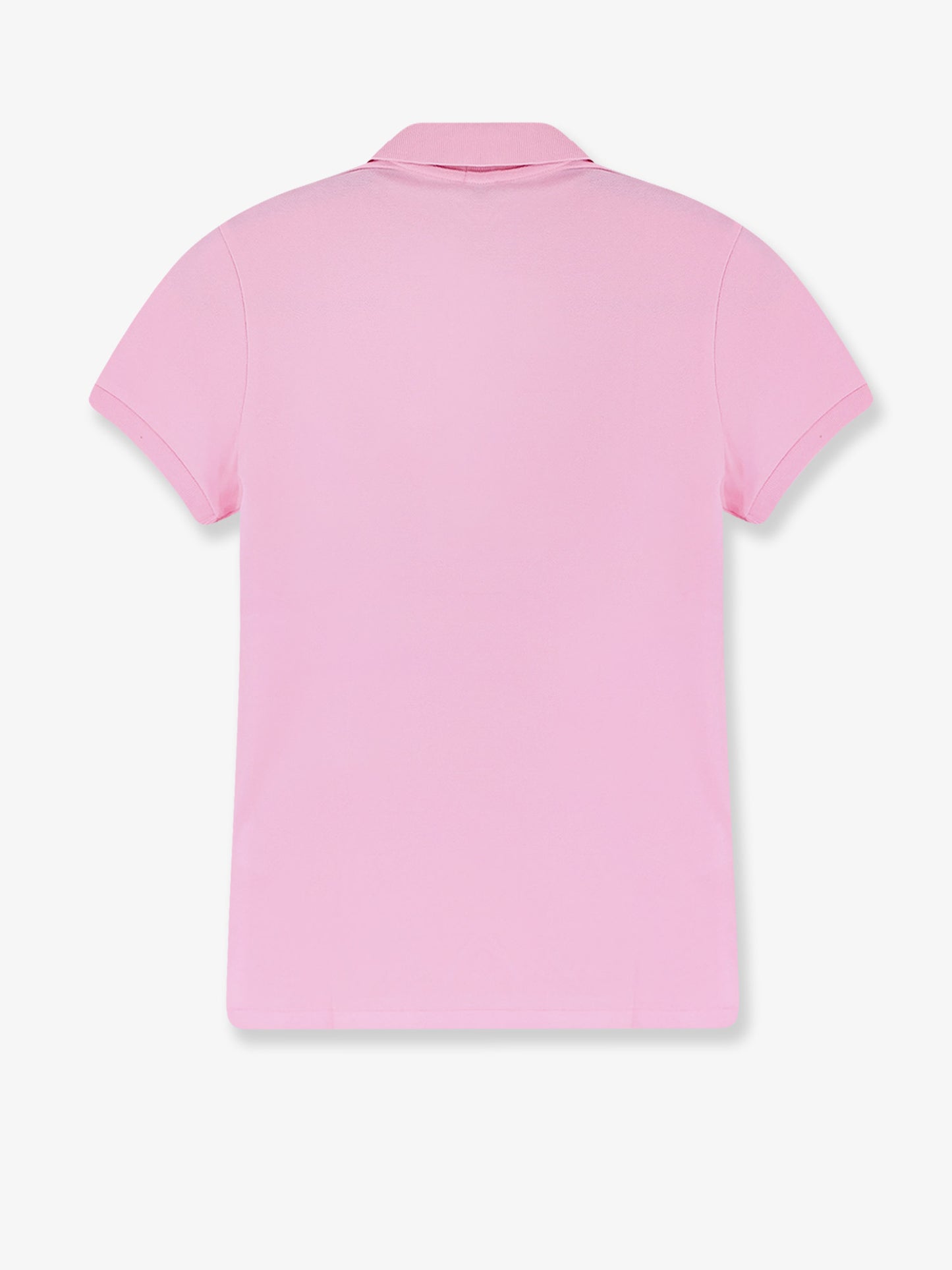 Cotton blend polo with embroidered logo