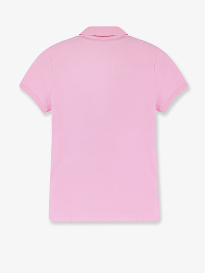 Cotton blend polo with embroidered logo thumbnail