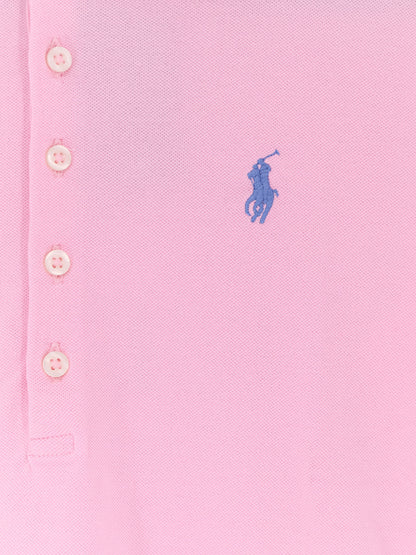 Cotton blend polo with embroidered logo thumbnail