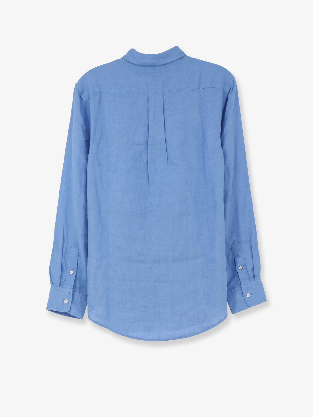 Camicia in lino con dettaglio Logo