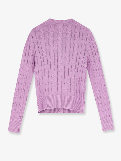 Cotton cardigan with contrasting logo thumbnail