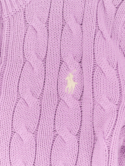 Cotton cardigan with contrasting logo thumbnail