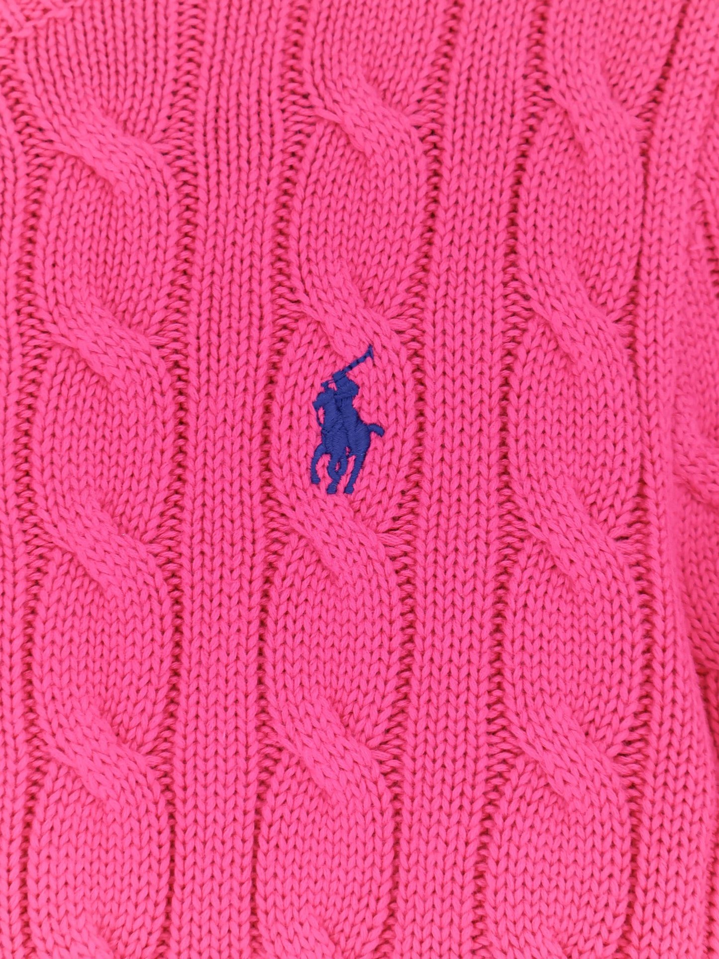 Cotton cardigan with contrasting logo