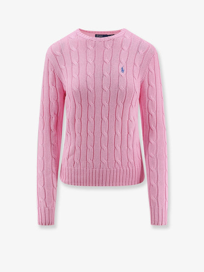 Cotton sweater with embroidered logo on the front thumbnail