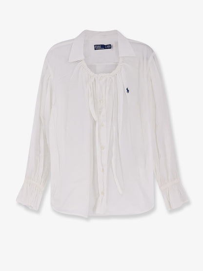 Cotton shirt with drawstring detail thumbnail