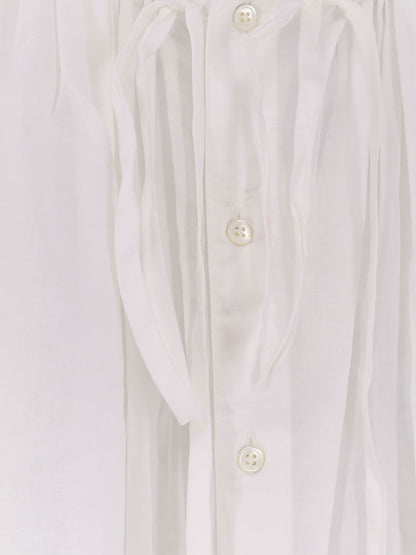 Cotton shirt with drawstring detail thumbnail