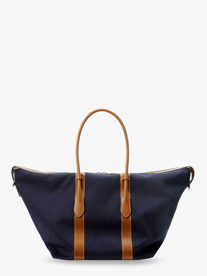 Canvas shoulder bag with embroidered logo thumbnail