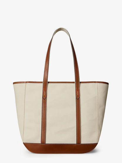 Canvas shopping bag with embroidered logo thumbnail