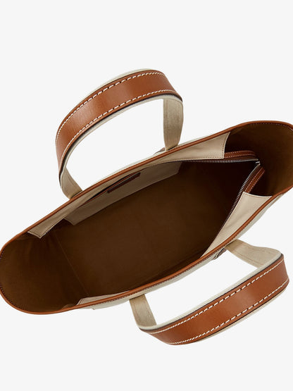 Canvas shopping bag with embroidered logo thumbnail