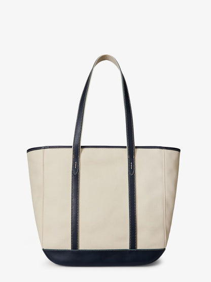 Canvas shopping bag with embroidered logo thumbnail