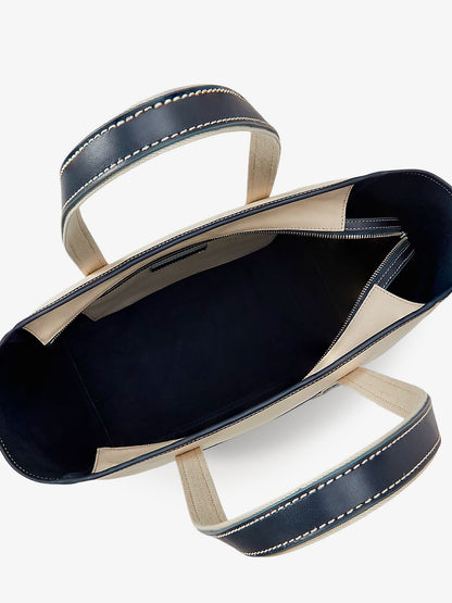 Canvas shopping bag with embroidered logo thumbnail