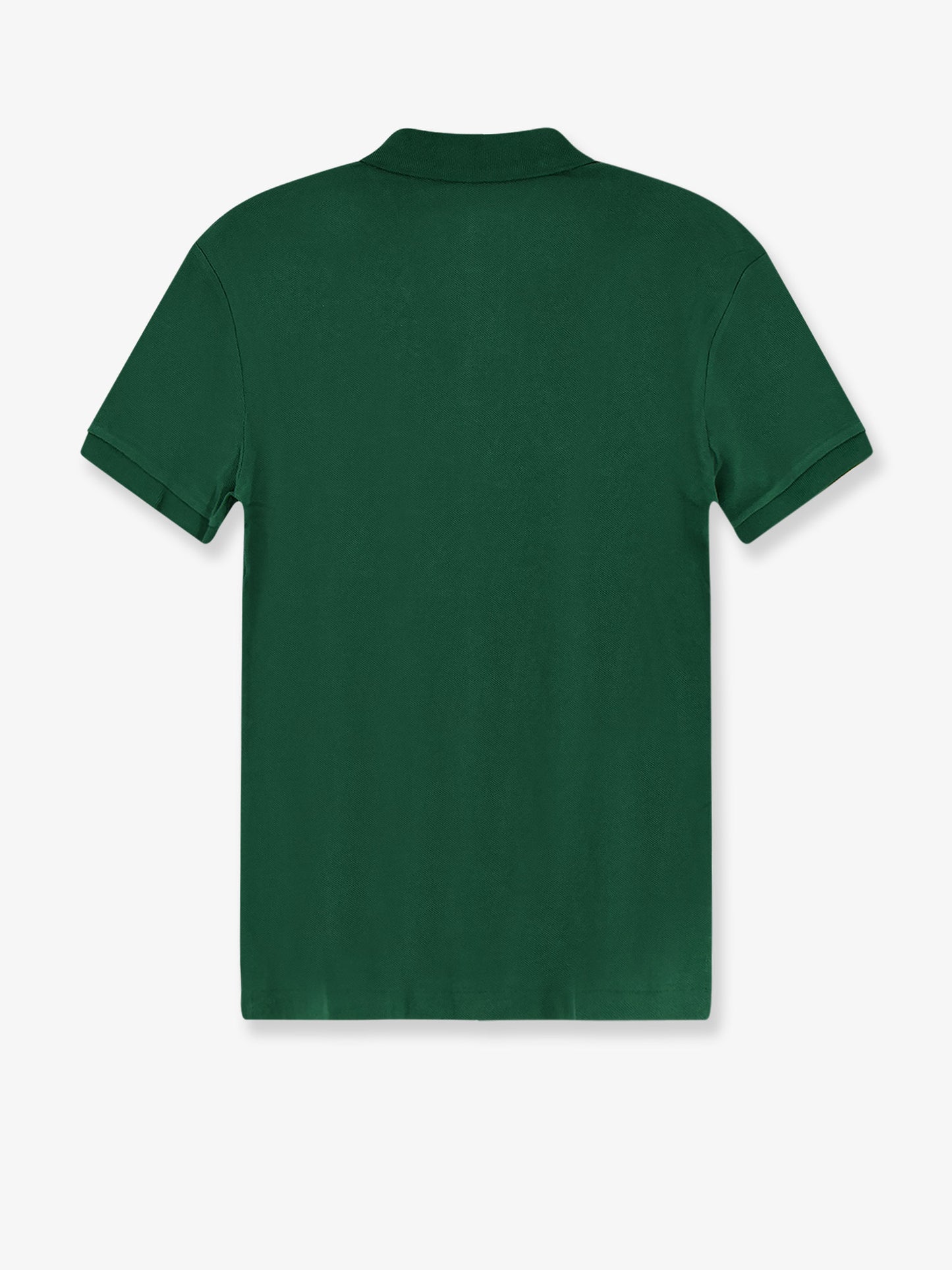 Cotton polo with front logo embroidery