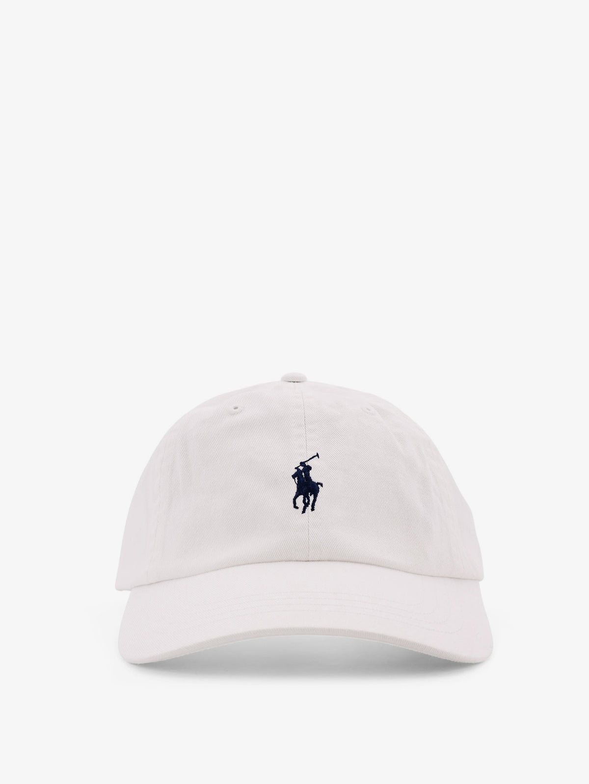 Cotton hat with embroidered logo on the front