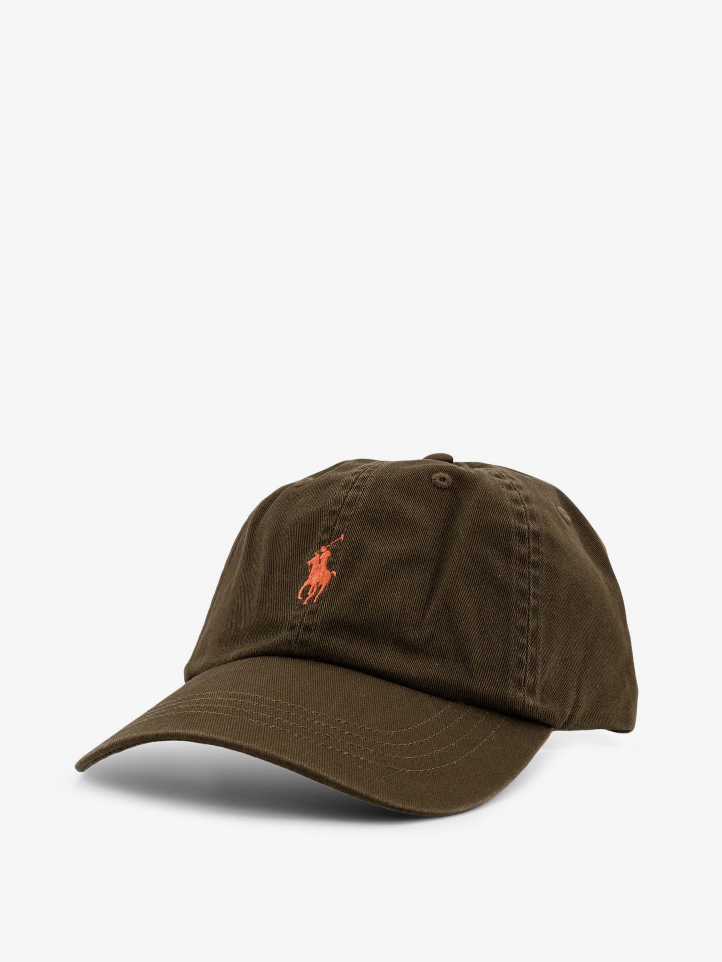 Cotton hat with embroidered logo on the front