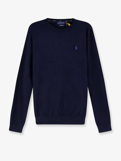 Cotton sweater with embroidered logo on the front thumbnail