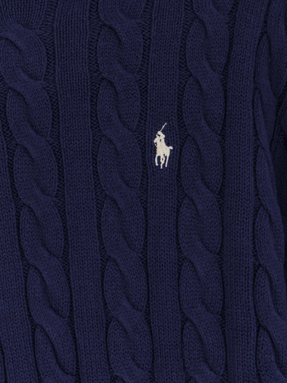Cotton sweater with embroidered logo on the front thumbnail