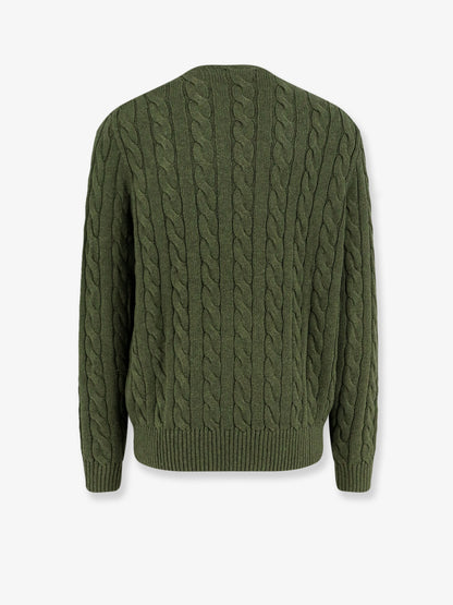 Cotton sweater with embroidered logo on the front thumbnail