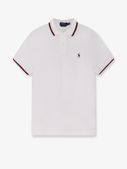 Cotton polo shirt with contrasting profile thumbnail