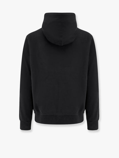 Cotton blend sweatshirt with embroidered logo on the front thumbnail