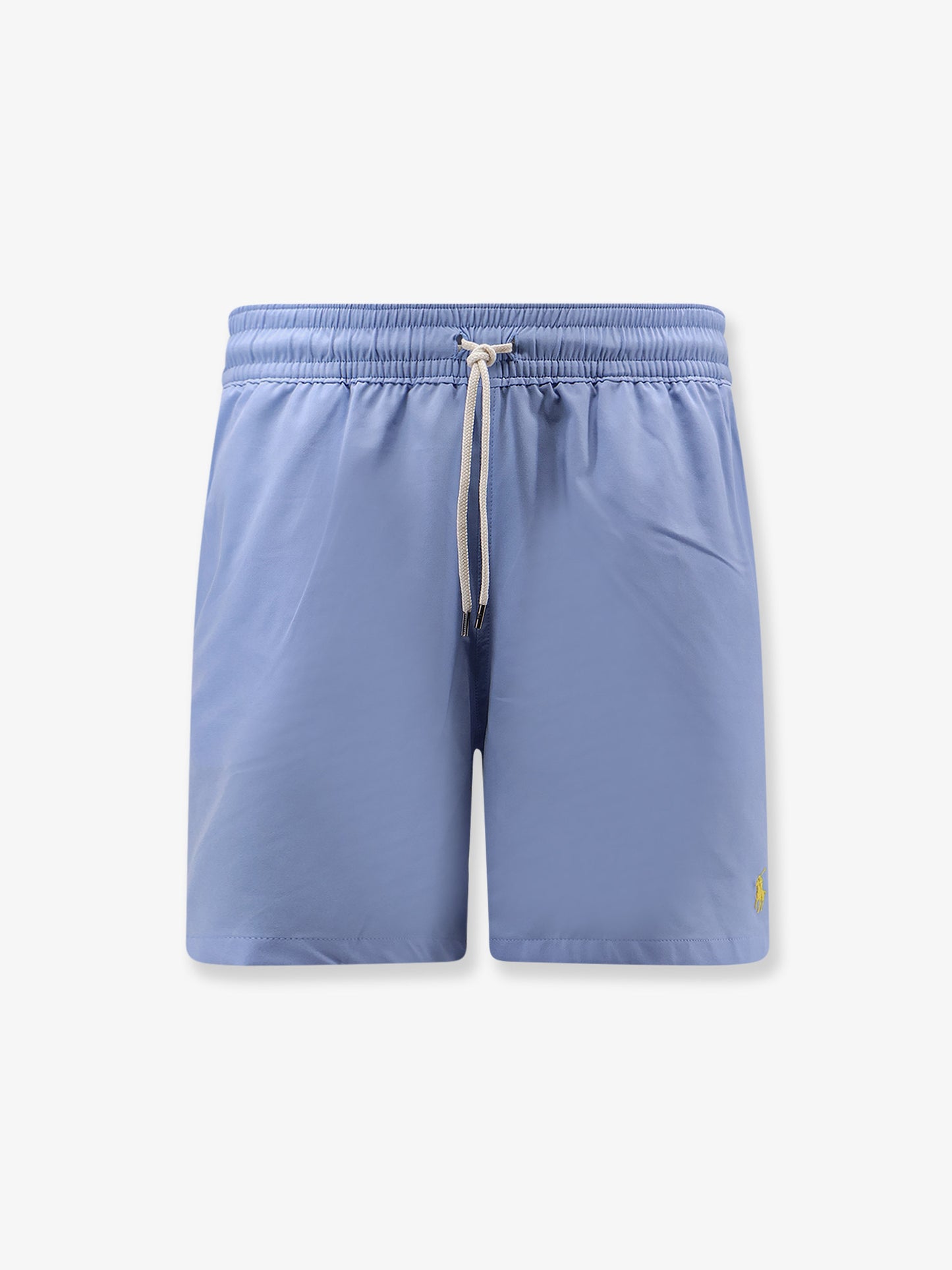 Nylon swim trunks with embroidered logo