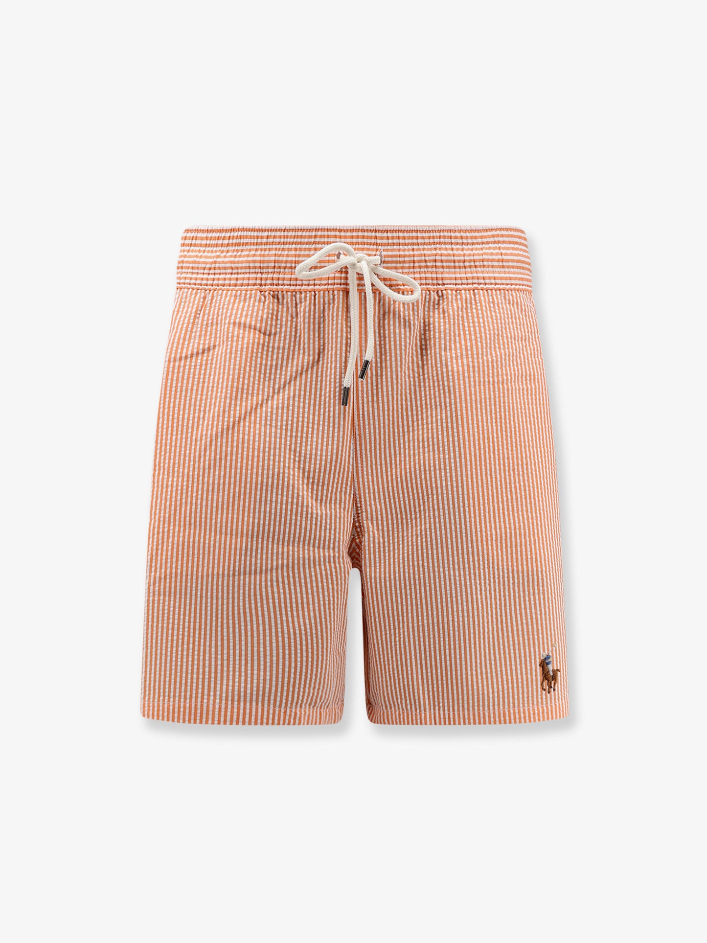 Cotton blend swim boxer shorts