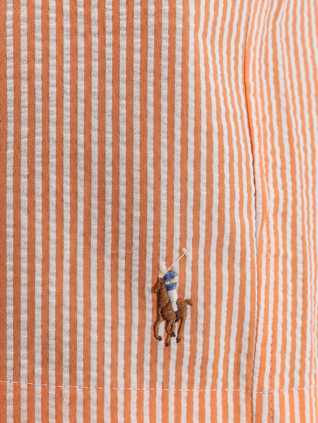 Cotton blend swim boxer shorts