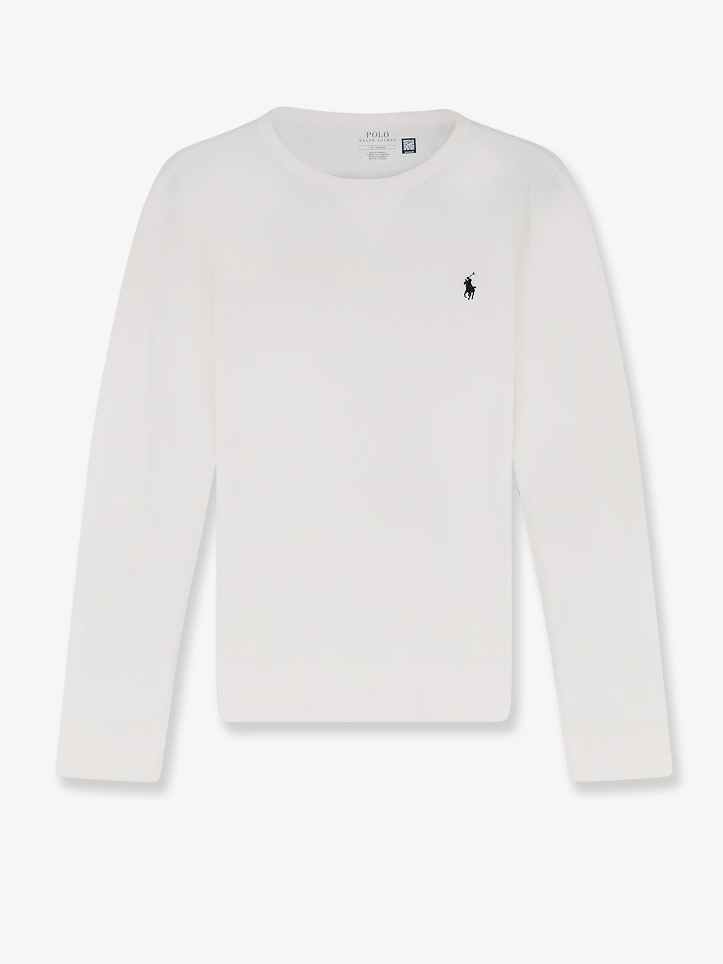 Cotton blend sweatshirt with iconic embroidery