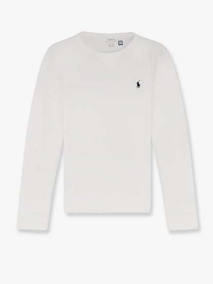 Cotton blend sweatshirt with iconic embroidery thumbnail