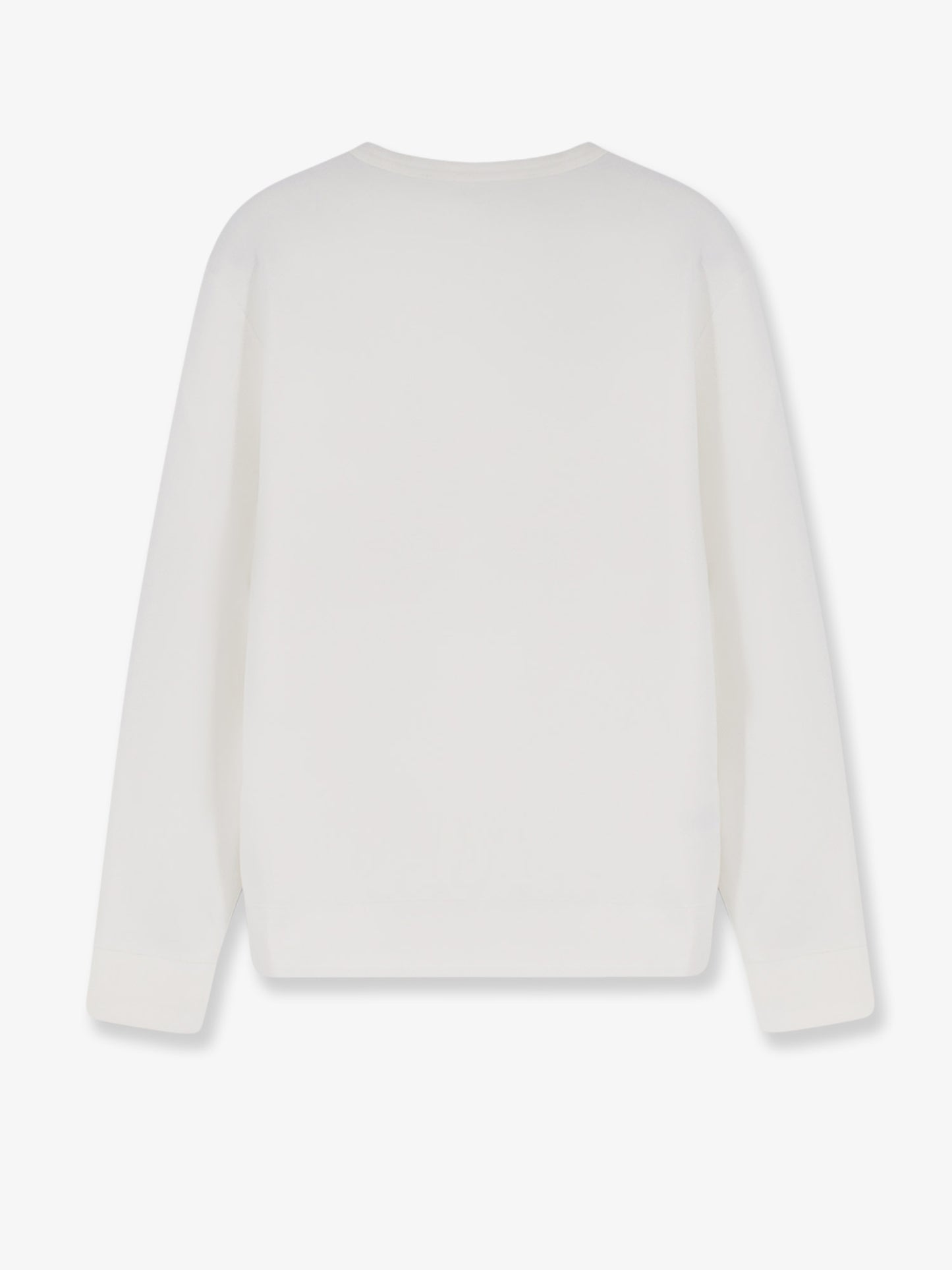 Cotton blend sweatshirt with iconic embroidery