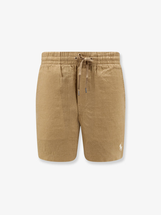 Linen bermuda shorts