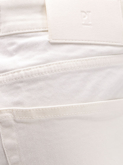 Reggae white denim trousers thumbnail