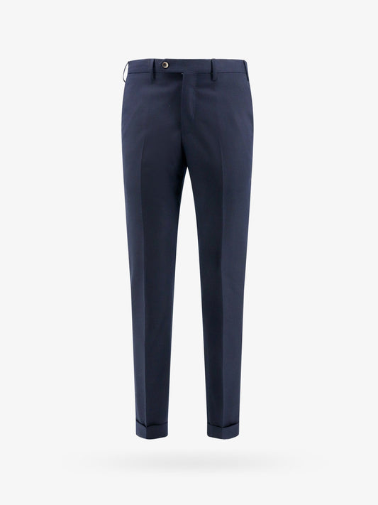 Stretch virgin wool trousers