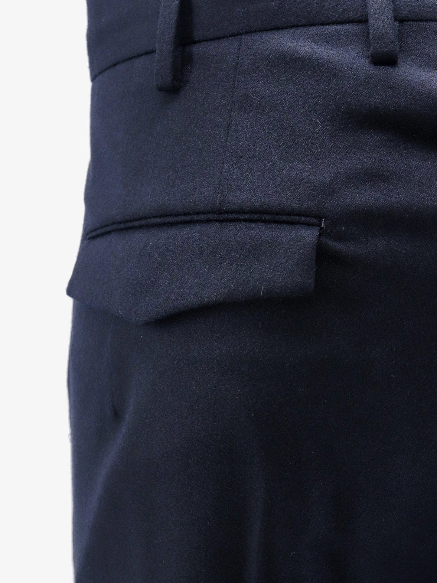 Pantaloni in lana vergine stretch