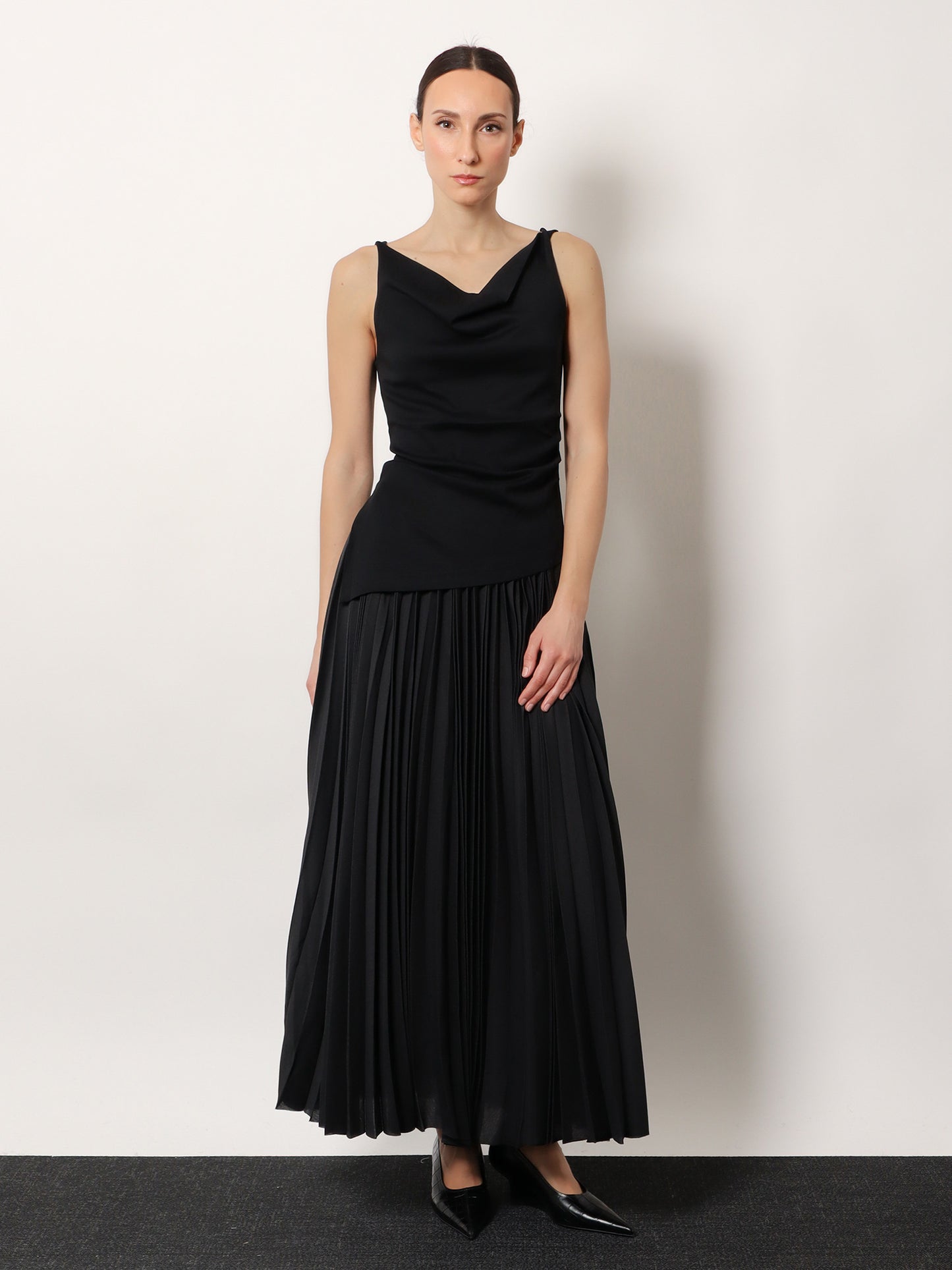 Air twisted cotton and modal top