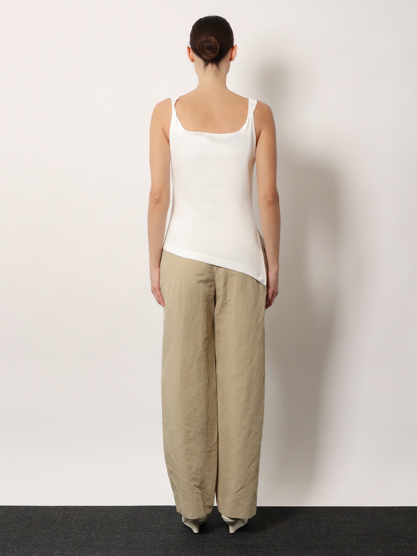 Air twisted cotton and modal top
