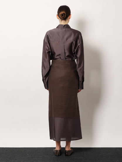 Amora linen skirt thumbnail