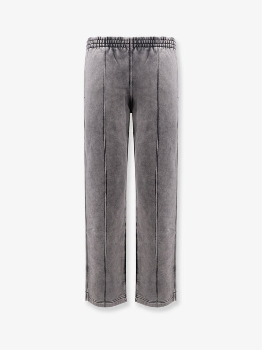 Initial cotton jogging trousers