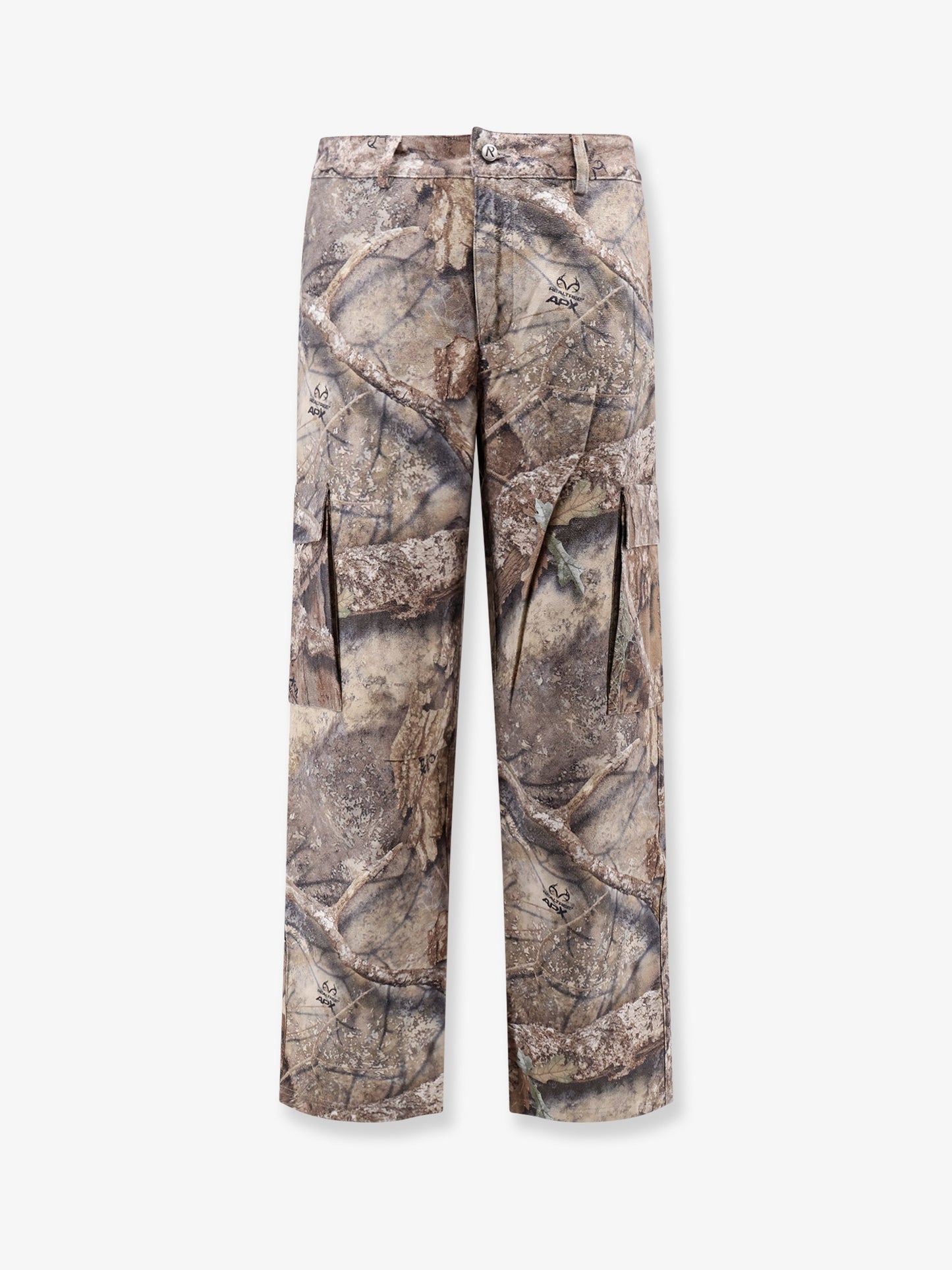 Cargo trousers with Real Tree Camouflage print