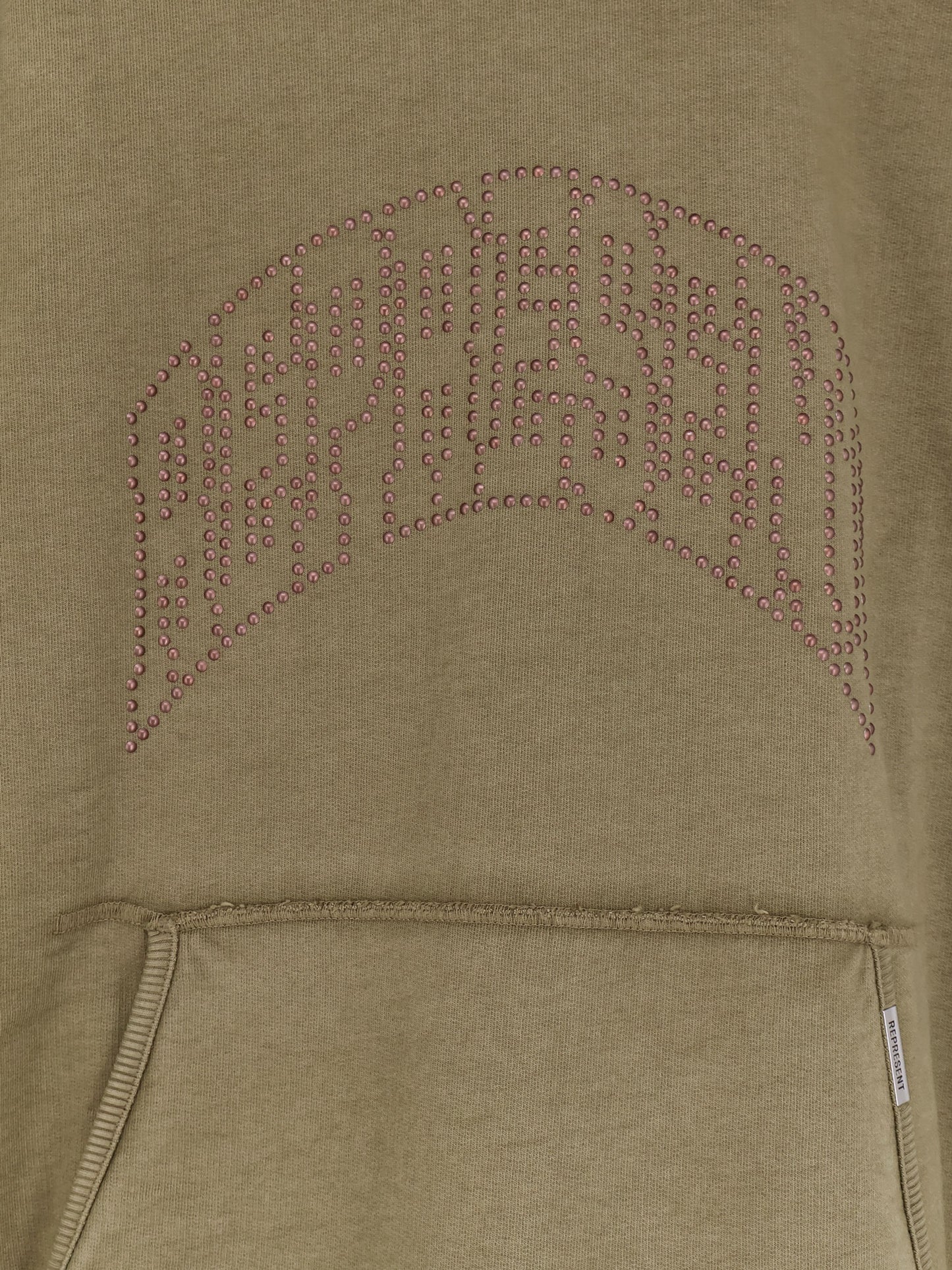 Represent Embellished Hoodie cotton sweatshirt