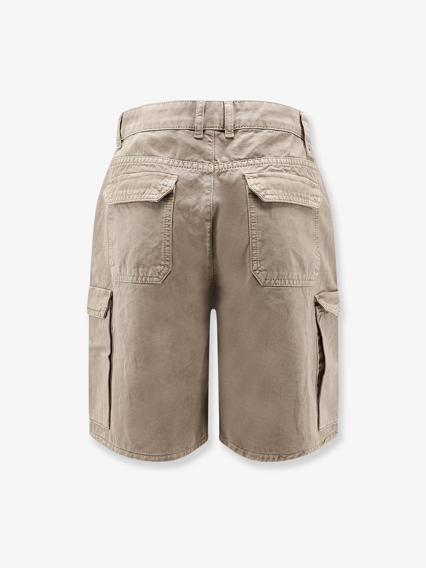 Cotton cargo bermuda shorts