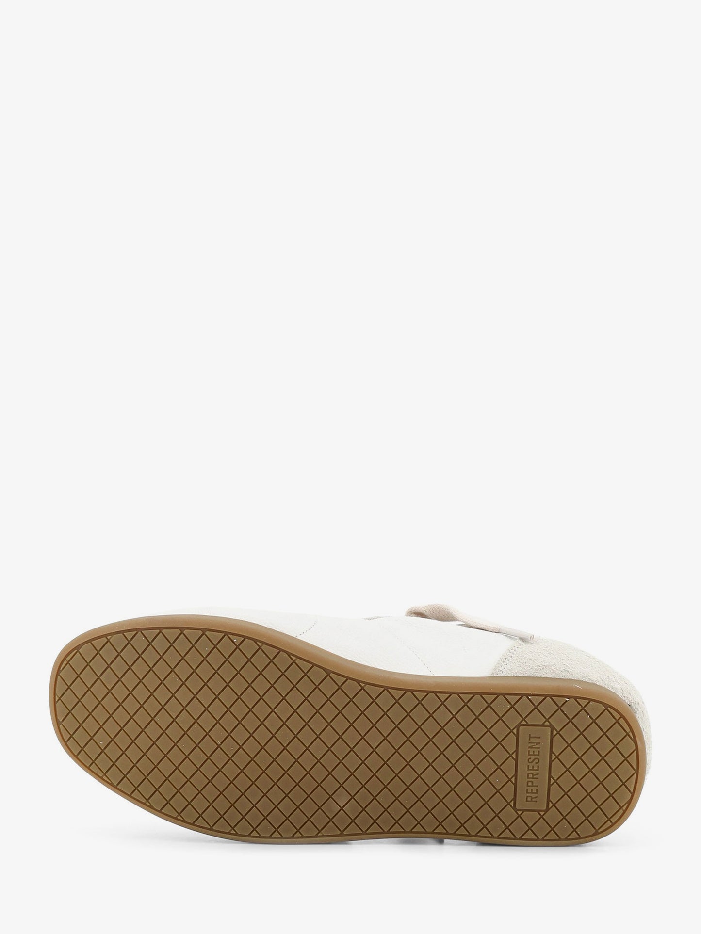 Leather and suede sneakers with engraved logo on the tongue