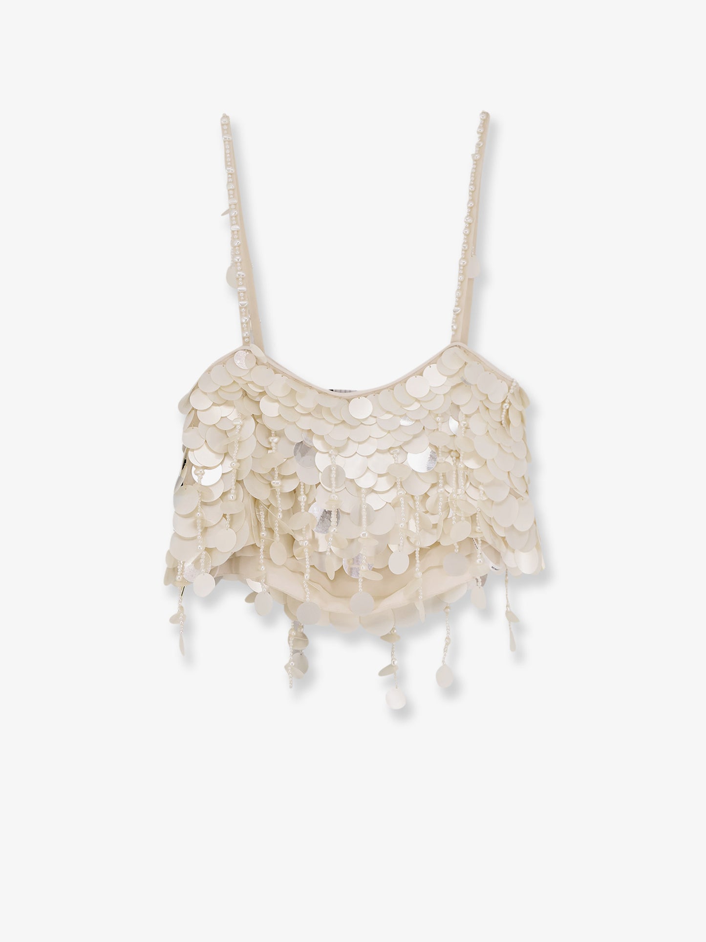 Eudora top with macro-sequins