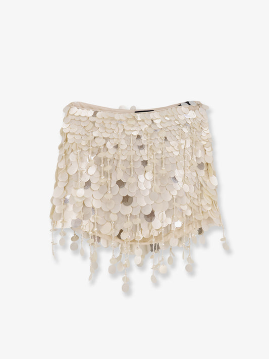 Rettie skirt with macro-sequins