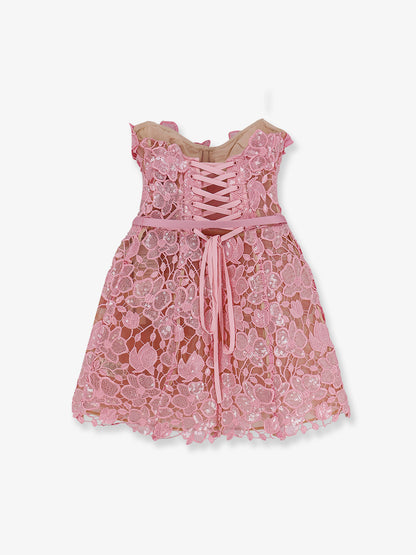 Novalie Mini dress with satin belt thumbnail